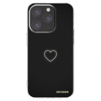 Picasee husă transparentă din silicon pentru Apple iPhone 15 Pro - Heart