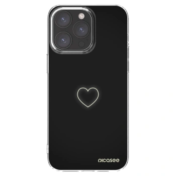 Picasee husă transparentă din silicon pentru Apple iPhone 15 Pro Max - Heart