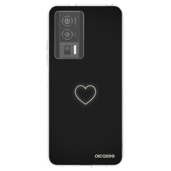 Picasee husă transparentă din silicon pentru Xiaomi Poco F5 Pro 5G - Heart