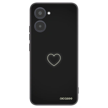 Picasee husă neagră din silicon pentru Realme 10 4G - Heart