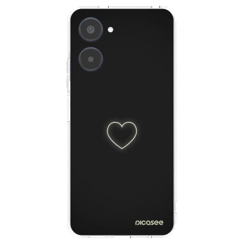 Picasee husă transparentă din silicon pentru Realme 10 4G - Heart