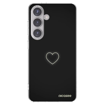 Picasee husă transparentă din silicon pentru Samsung Galaxy S24 S921B 5G - Heart