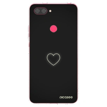 Picasee husă transparentă din silicon pentru Xiaomi Mi 8 Lite - Heart