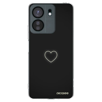 Picasee husă transparentă din silicon pentru Xiaomi Redmi 13C 4G - Heart