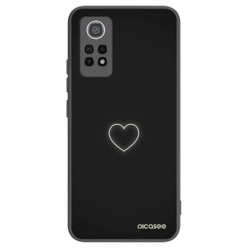 Picasee husă neagră din silicon pentru Xiaomi Redmi Note 12 Pro 4G - Heart