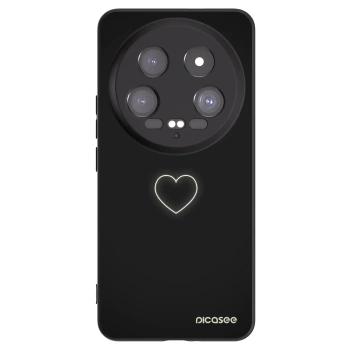 Picasee husă neagră din silicon pentru Xiaomi 14 Ultra - Heart