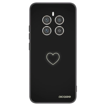 Picasee husă neagră din silicon pentru Realme 12 Pro 5G - Heart