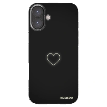 Picasee husă transparentă din silicon pentru Apple iPhone 16 Plus - Heart