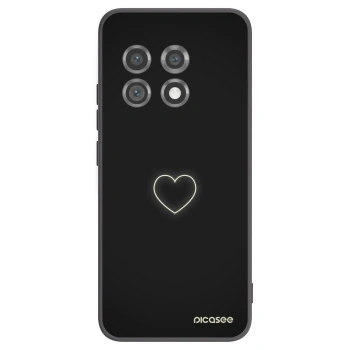 Picasee husă neagră din silicon pentru OnePlus 11 5G - Heart