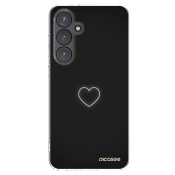 Picasee husă transparentă din silicon pentru Samsung Galaxy S24 FE S721B - Heart