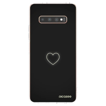 Picasee husă transparentă din silicon pentru Samsung Galaxy S10 Plus G975 - Heart
