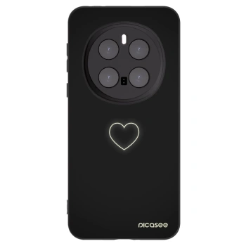 Picasee husă neagră din silicon pentru Honor Magic7 Pro 5G - Heart