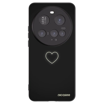 Picasee husă neagră din silicon pentru Xiaomi 15 Ultra - Heart