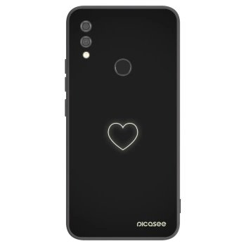 Picasee husă neagră din silicon pentru Xiaomi Redmi Note 7 - Heart