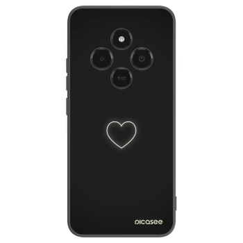Picasee husă neagră din silicon pentru Xiaomi Poco C75 - Heart
