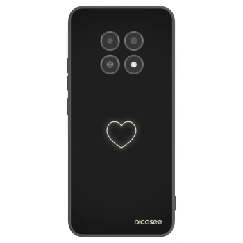 Picasee husă neagră din silicon pentru Realme 12X - Heart