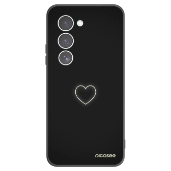 Picasee husă neagră din silicon pentru Xiaomi Redmi 15 5G - Heart