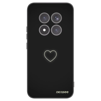 Picasee husă neagră din silicon pentru Xiaomi Redmi Note 15 Pro+ - Heart