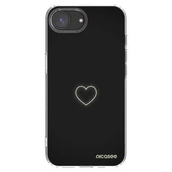 Picasee husă transparentă din silicon pentru Apple iPhone 17e - Heart