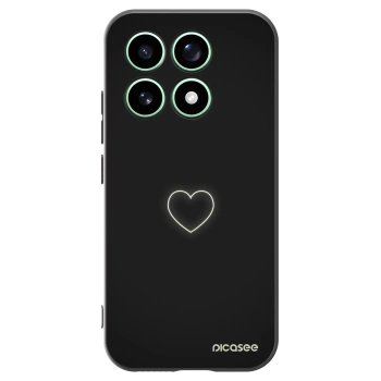 Picasee husă neagră din silicon pentru Xiaomi 17 - Heart