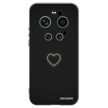 Picasee husă neagră din silicon pentru Xiaomi 17 Ultra - Heart