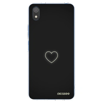 Picasee husă transparentă din silicon pentru Xiaomi Redmi 7A - Heart