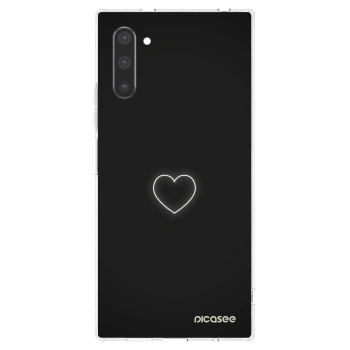 Picasee husă transparentă din silicon pentru Samsung Galaxy Note 10 N970F - Heart