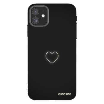 Picasee husă transparentă din silicon pentru Apple iPhone 11 - Heart