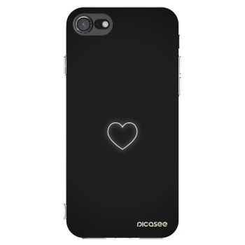 Picasee husă transparentă din silicon pentru Apple iPhone 8 - Heart