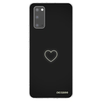 Picasee husă transparentă din silicon pentru Samsung Galaxy S20 G980F - Heart