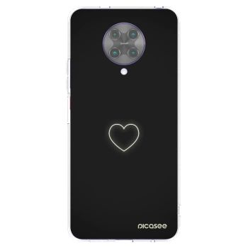 Picasee husă transparentă din silicon pentru Xiaomi Poco F2 Pro - Heart