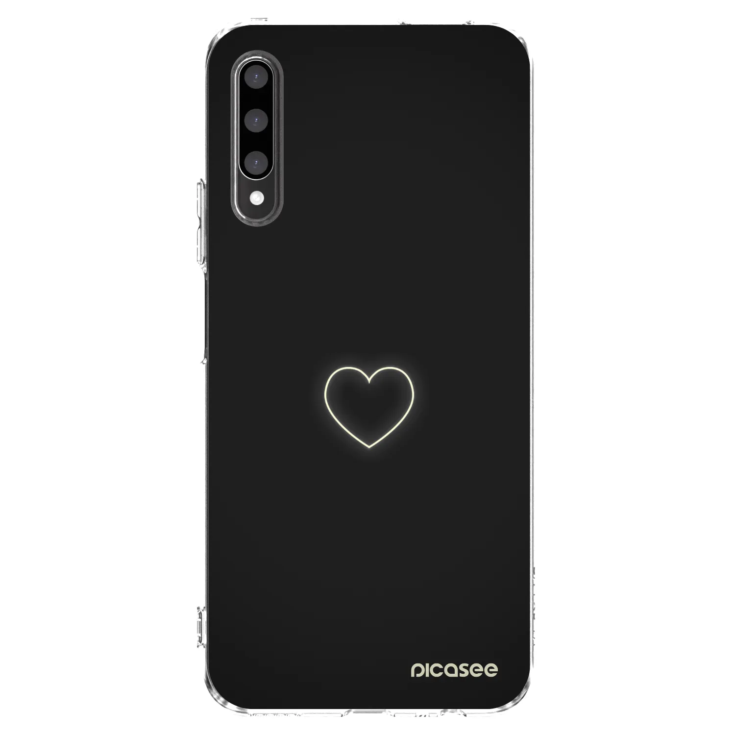 Picasee husă transparentă din silicon pentru Honor 9X Pro - Heart