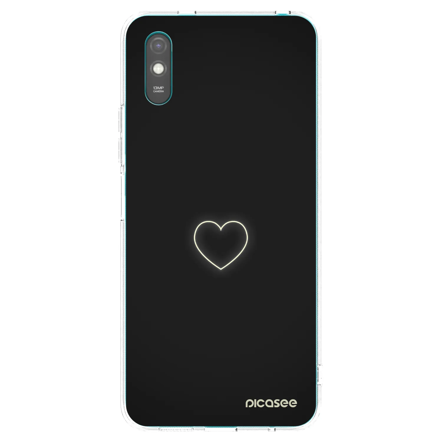 Picasee husă transparentă din silicon pentru Xiaomi Redmi 9A - Heart