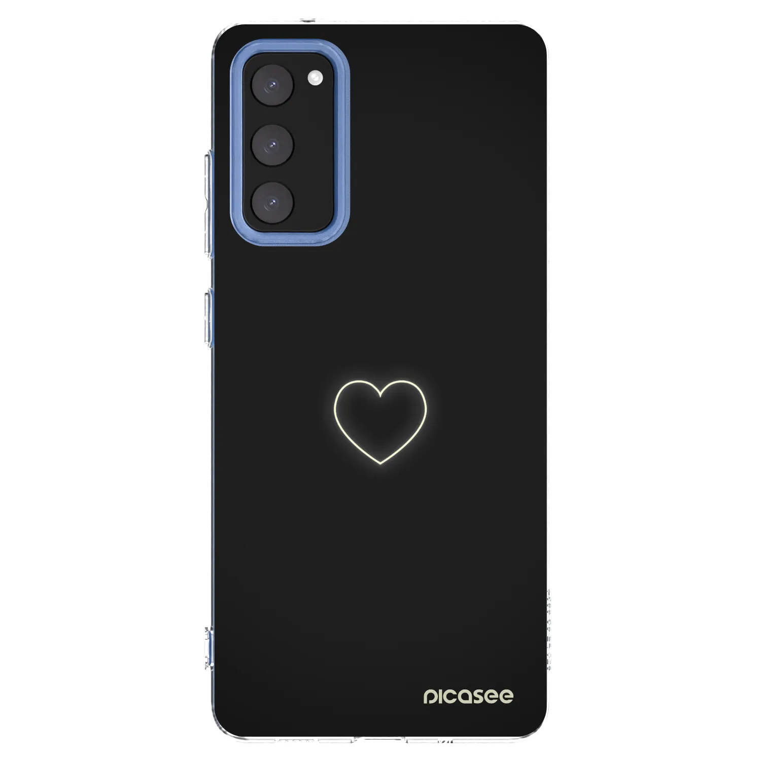 Picasee husă transparentă din silicon pentru Samsung Galaxy S20 FE - Heart