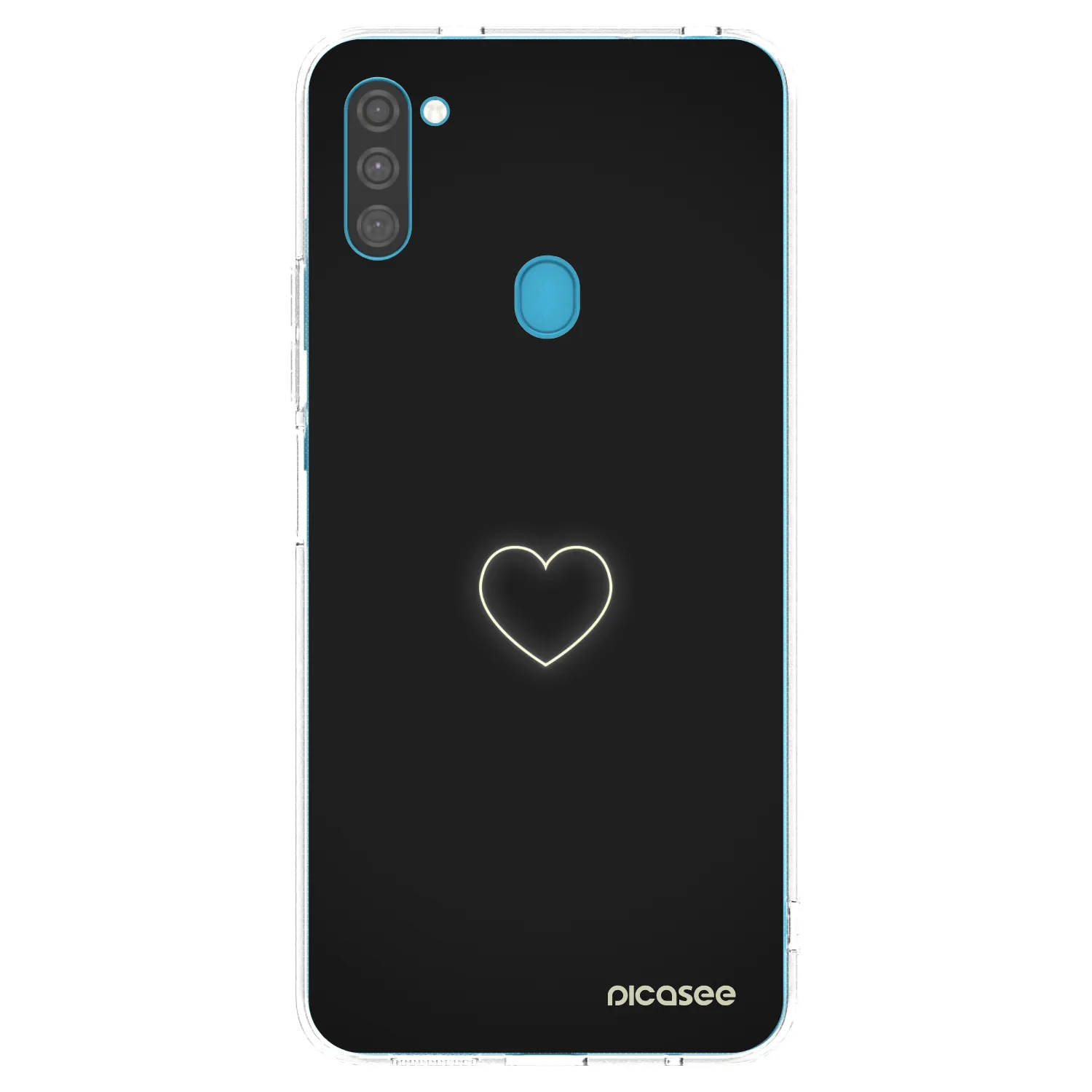 Picasee husă transparentă din silicon pentru Samsung Galaxy M11 - Heart