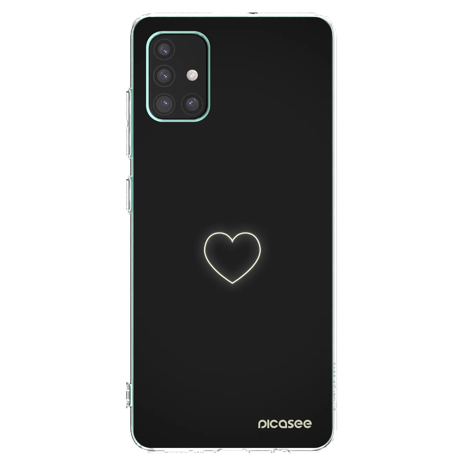 Picasee husă transparentă din silicon pentru Samsung Galaxy M51 M515F - Heart