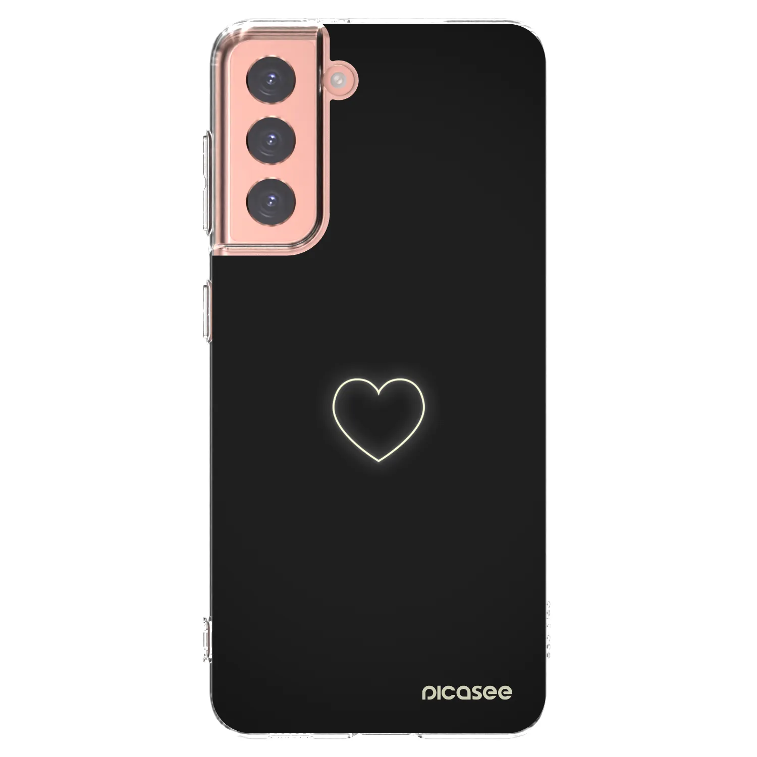 Picasee husă transparentă din silicon pentru Samsung Galaxy S21 5G G991B - Heart