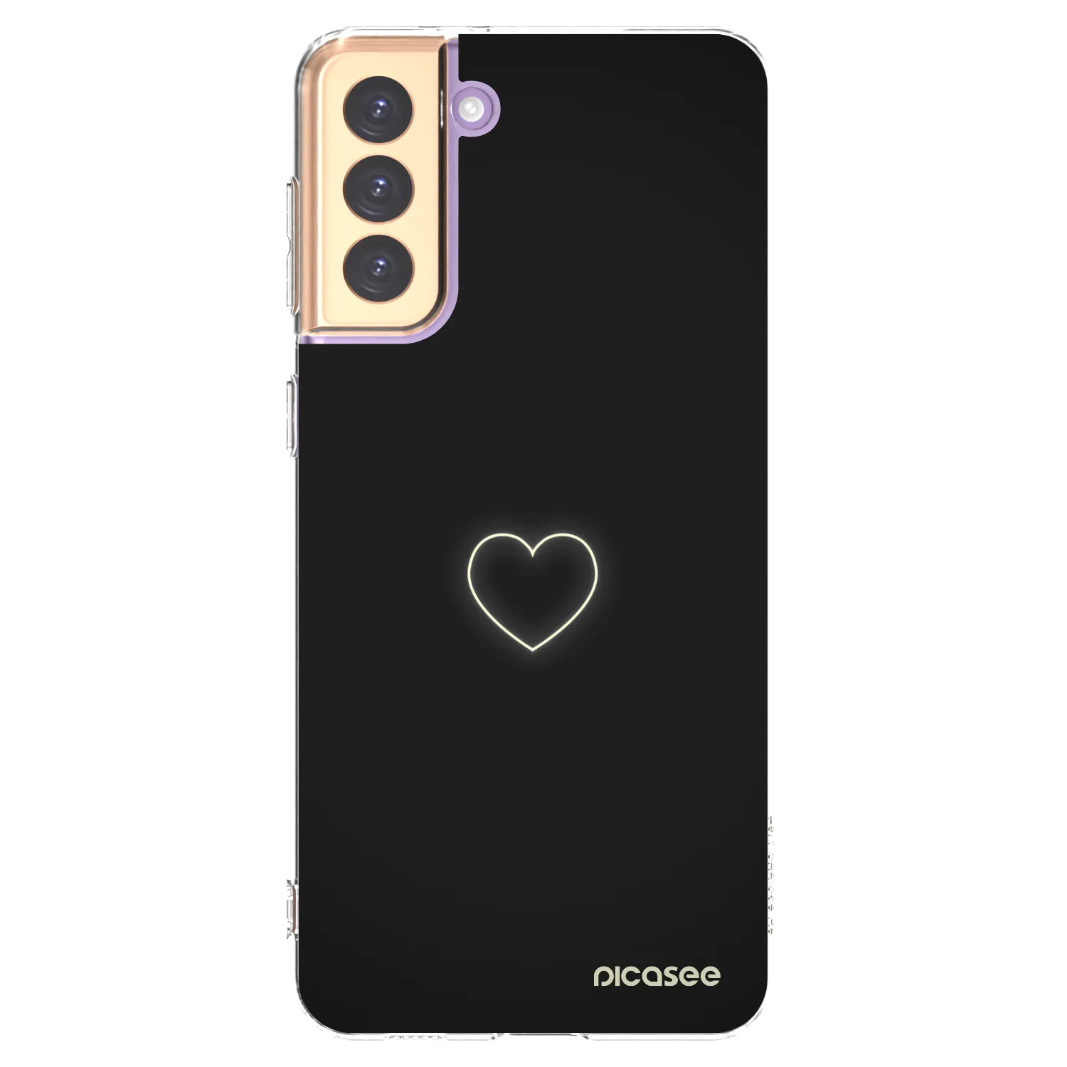 Picasee husă transparentă din silicon pentru Samsung Galaxy S21+ 5G G996F - Heart