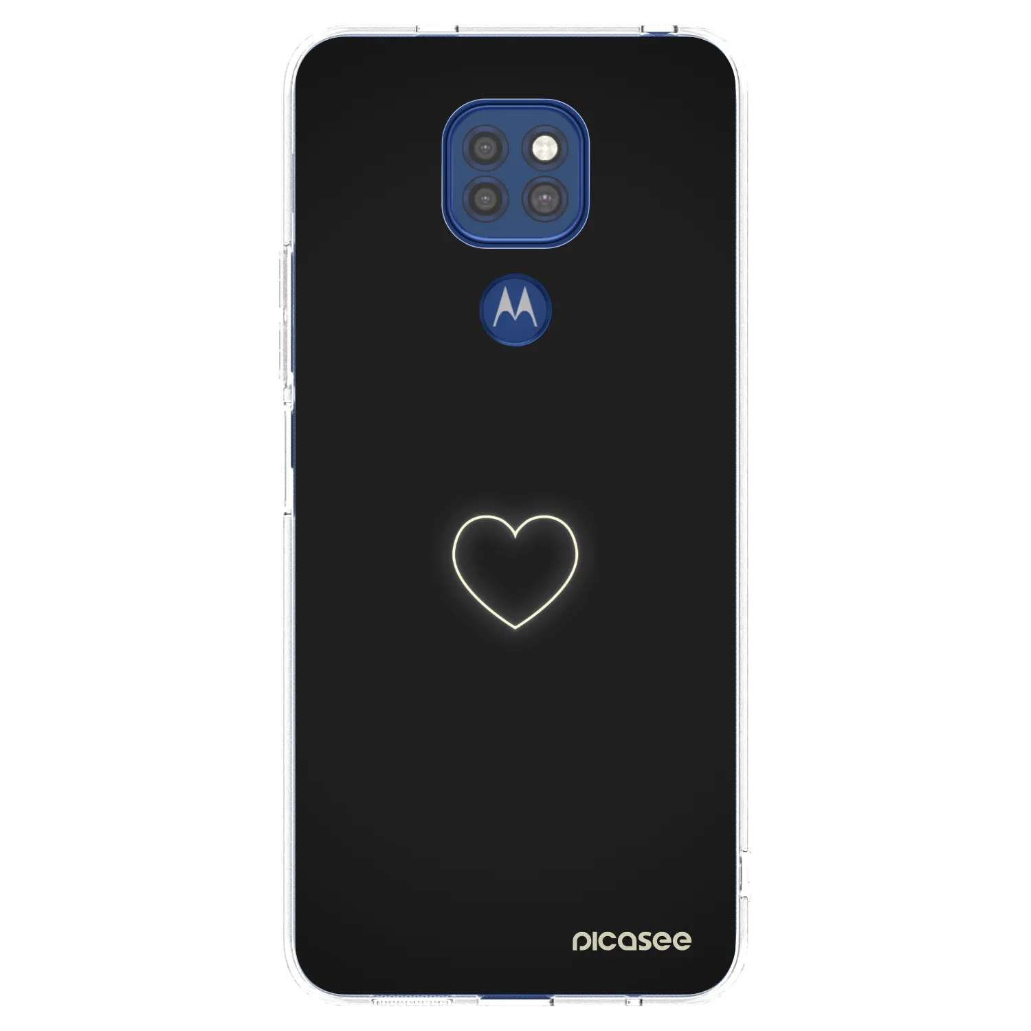 Picasee husă transparentă din silicon pentru Motorola Moto G9 Play - Heart