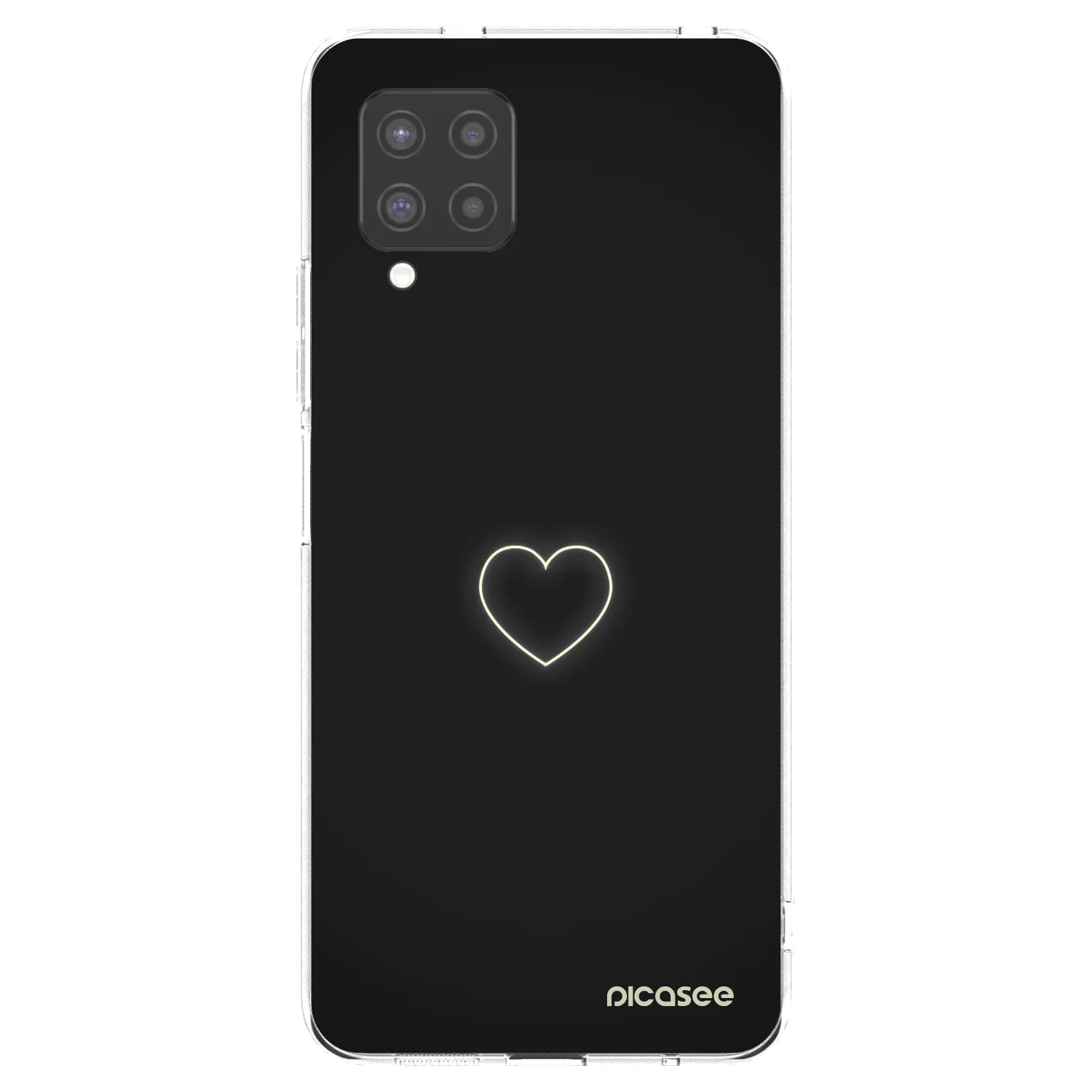Picasee husă transparentă din silicon pentru Samsung Galaxy A42 A426B - Heart