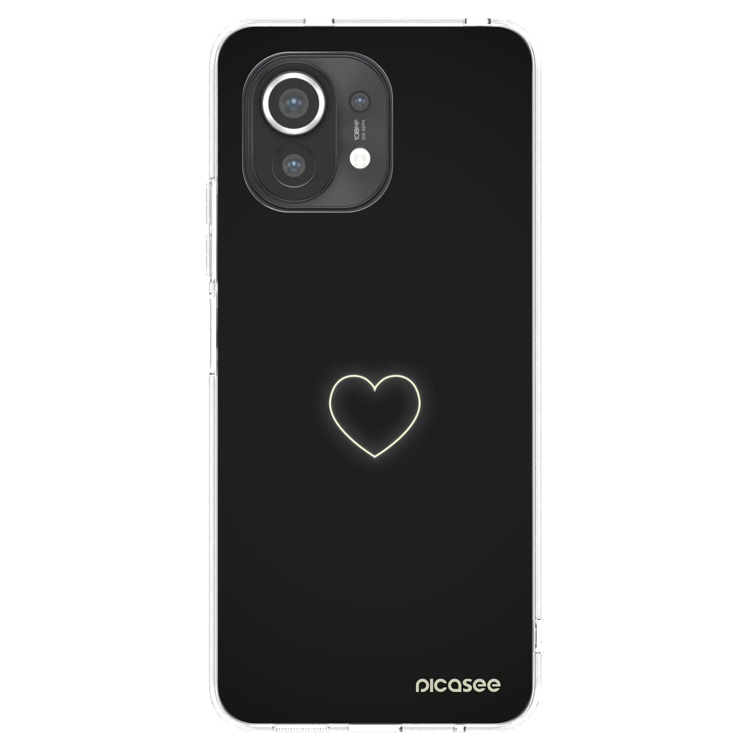 Picasee husă transparentă din silicon pentru Xiaomi Mi 11 - Heart