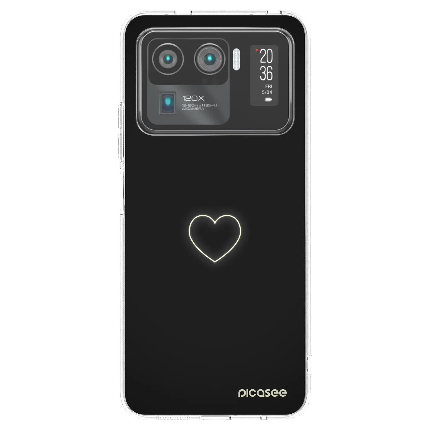 Picasee husă transparentă din silicon pentru Xiaomi Mi 11 Ultra - Heart