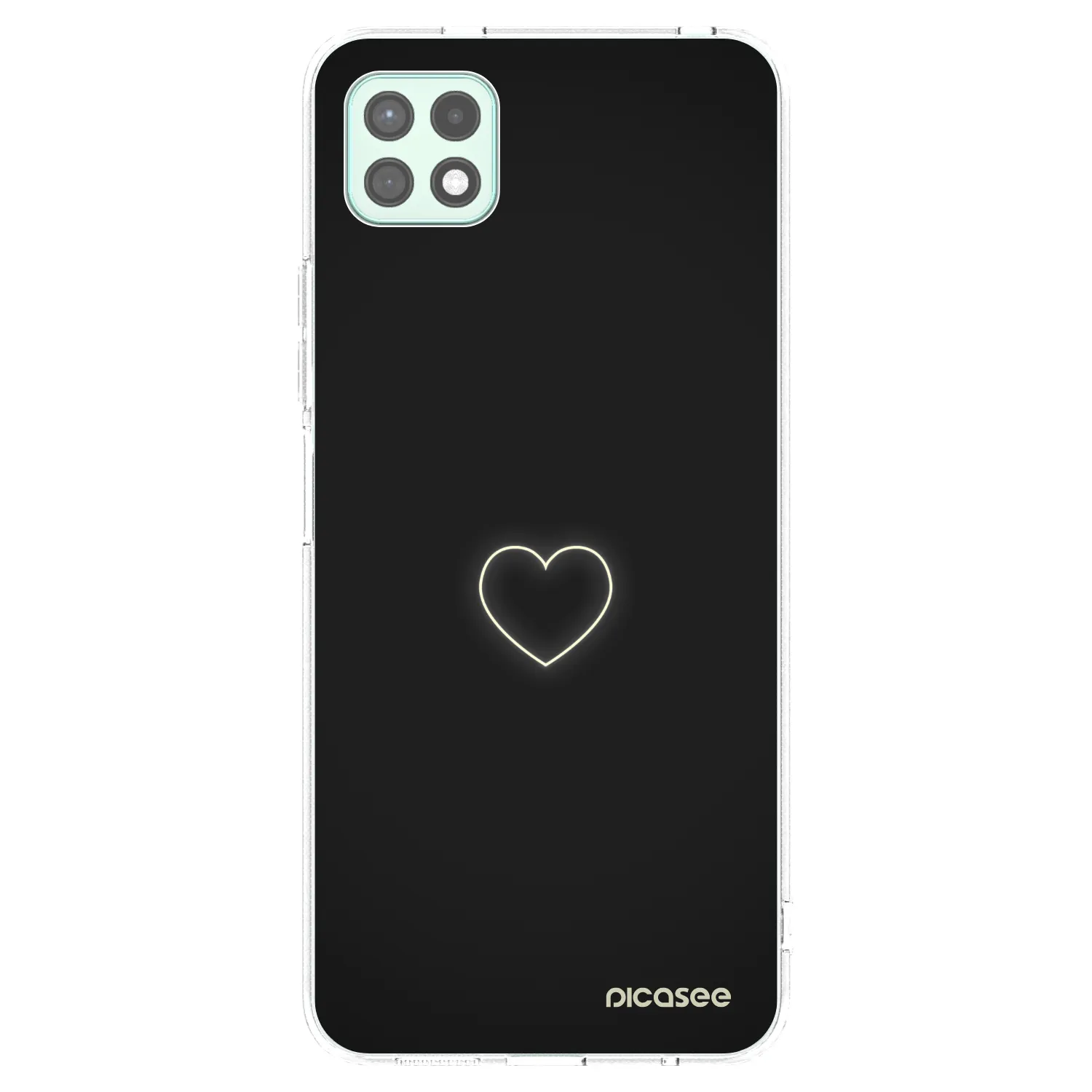 Picasee husă transparentă din silicon pentru Samsung Galaxy A22 A226B 5G - Heart