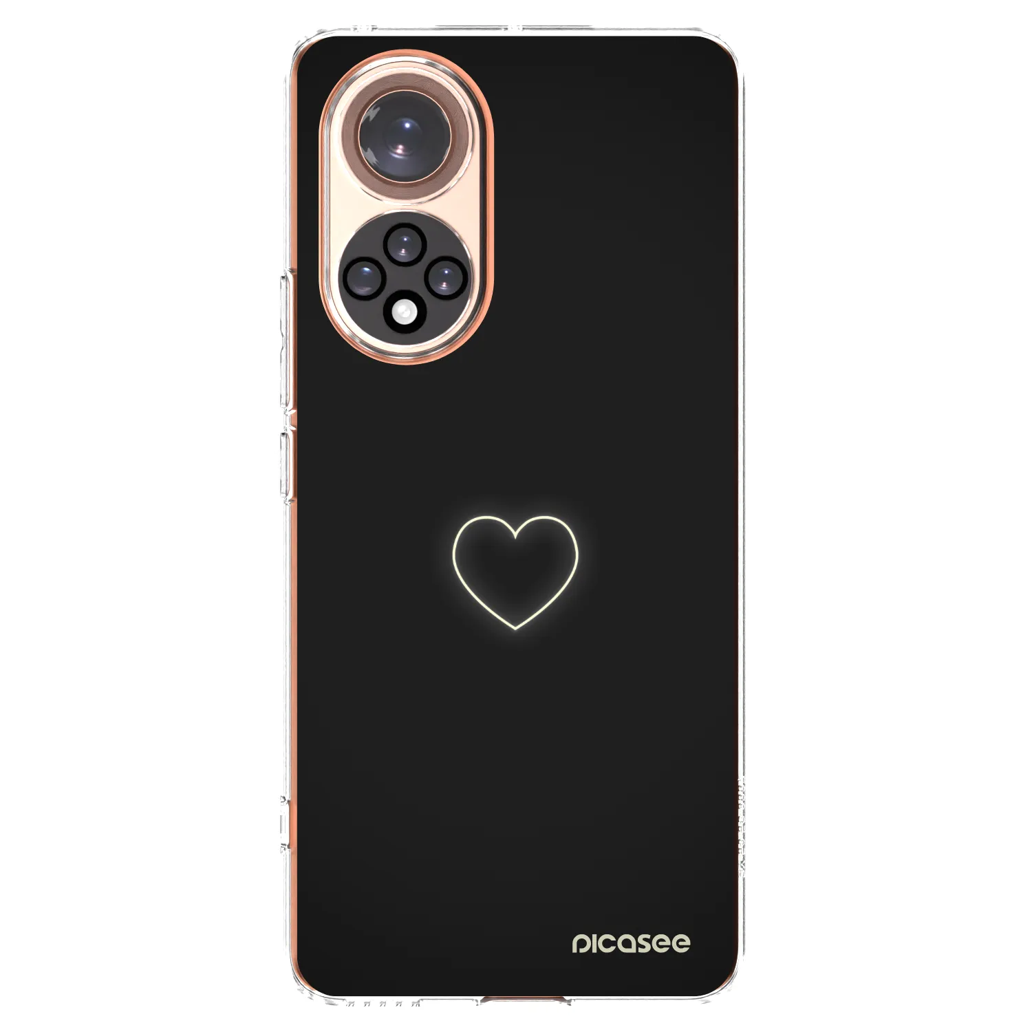 Picasee husă transparentă din silicon pentru Huawei Nova 9 - Heart