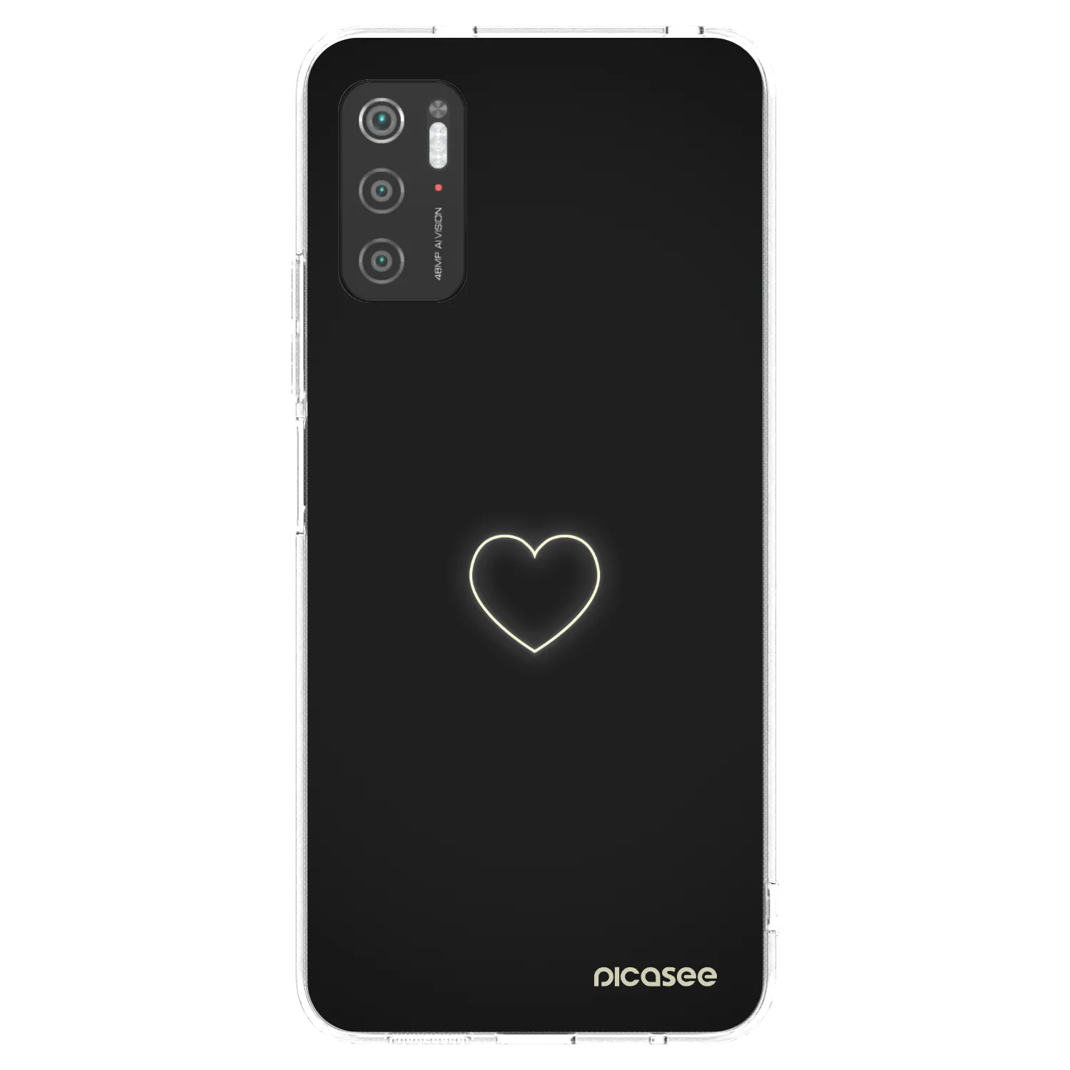 Picasee husă transparentă din silicon pentru Xiaomi Poco M3 Pro 5G - Heart