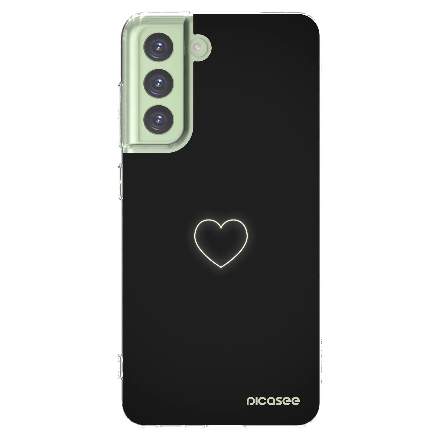 Picasee husă transparentă din silicon pentru Samsung Galaxy S21 FE 5G - Heart