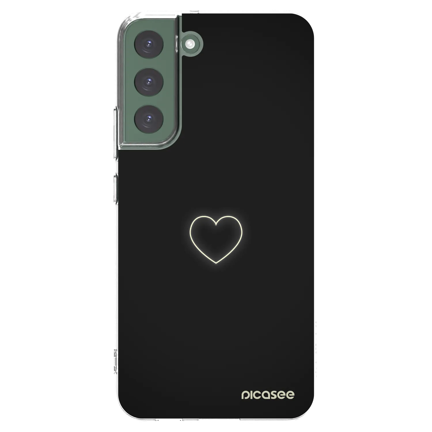 Picasee husă transparentă din silicon pentru Samsung Galaxy S22+ 5G - Heart