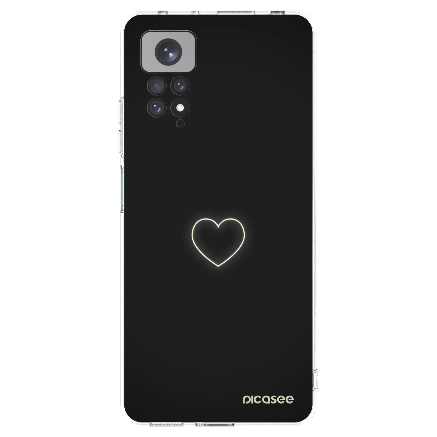 Picasee husă transparentă din silicon pentru Xiaomi Redmi Note 11S 4G - Heart