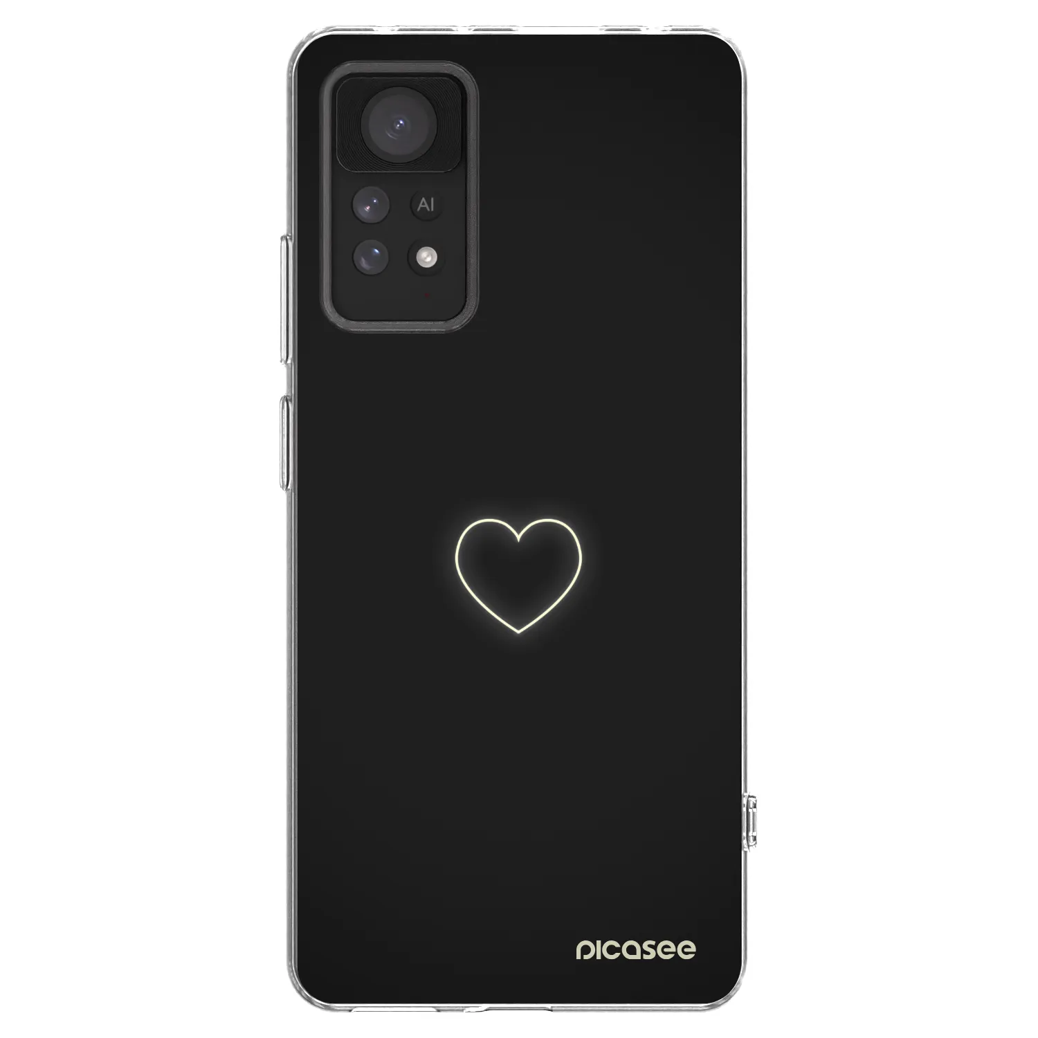 Picasee husă transparentă din silicon pentru Xiaomi Redmi Note 11 Pro - Heart