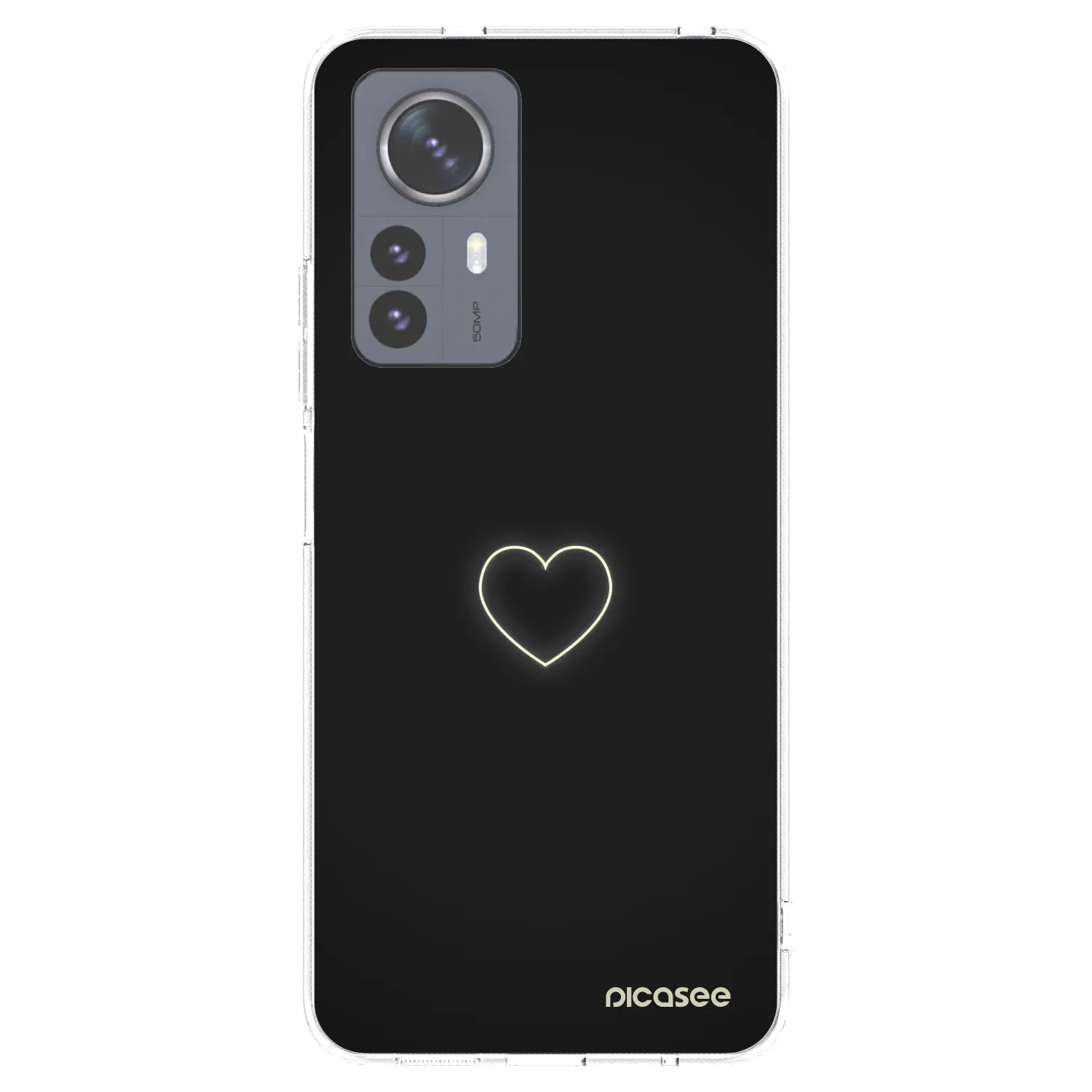 Picasee husă transparentă din silicon pentru Xiaomi 12 Pro - Heart
